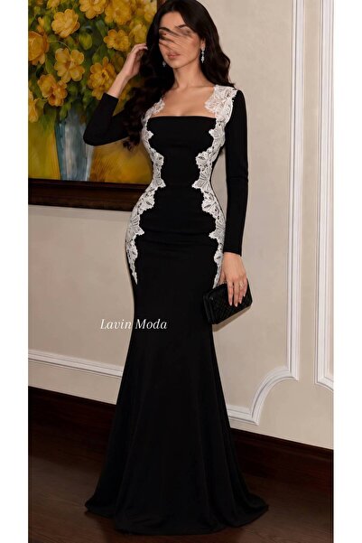 Tarf fashion فستان اسود انيق