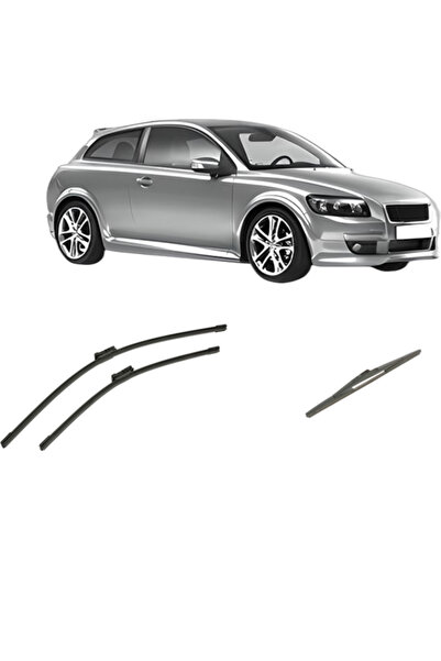 Bosch Σετ 3 υαλοκαθαριστήρων VOLVO C30 (533) 2006-2012, για παρμπρίζ και πίσω...