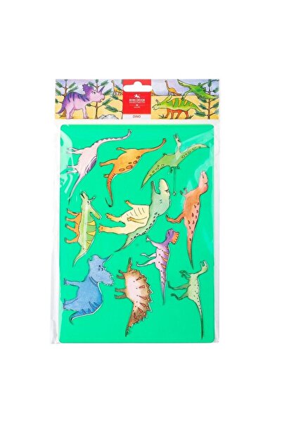 Koh-i Noor Set 3 x Sablon Dinozauri, 31 x 20 cm, Koh-I-Noor
