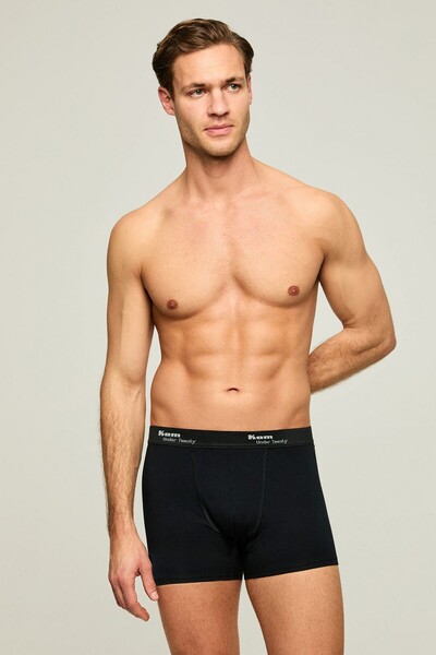 Kom 2-Pack Men's Modal Boxers, 47% Modal 47% Cotton 6% Elastane Fabric