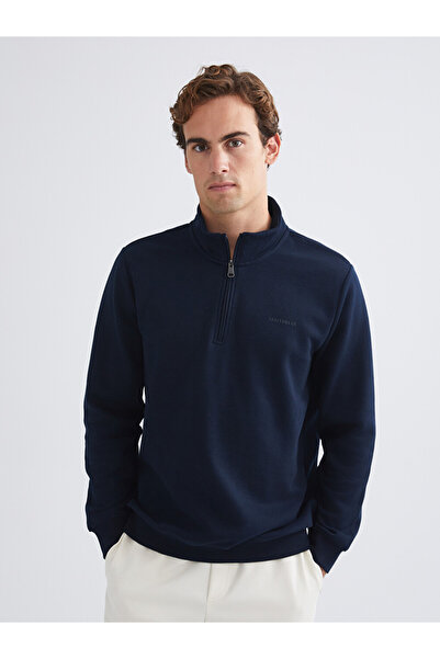 LC Waikiki Funnel Neck Men's Thick Sweatshirt