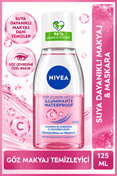 NIVEA Çift Fazlı Göz Makyaj Temizleyici Vitamin C 125 ml
