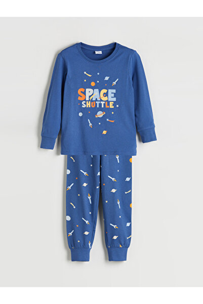 LC Waikiki Space Print Boys' Pajamas Set