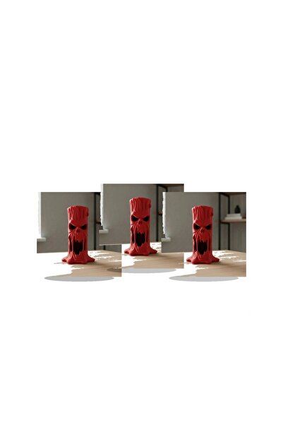 OEM Set de 3 suporturi LED pentru lumânări tip pastilă de Halloween – Fantome...