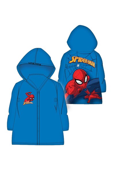 Marvel Spider-Man Classics Σπάιντερ-Μαν Μπλε αδιάβροχο 4-9 ετών, με κουμπιά, ...