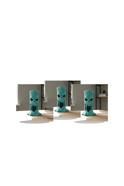 OEM Set 3 suporturi tea-light LED Halloween – Fantome topite, 14,9 × 9,5 × 8 ...