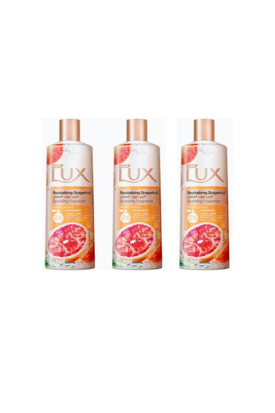 Generic Brand 3 Packs of 2 Bottles Lux Refreshing Grapefruit Shower Liquid 500ml