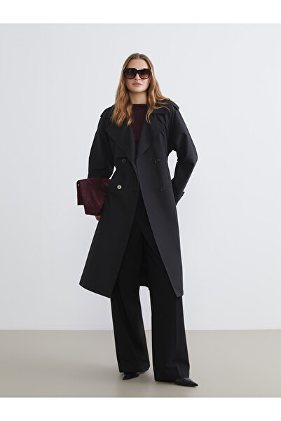LC Waikiki Women's Double-Breasted Trench Coat