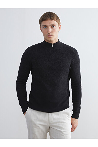 LC Waikiki Funnel Neck Men's Knit Sweater