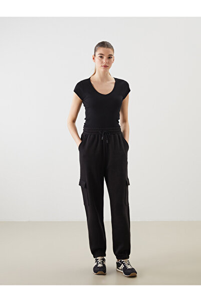 LC Waikiki Jogger Sweatpants with Elastic Waistband for Women