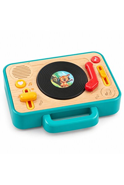 Toy Masă de DJ muzicală pentru bebeluși, cu sunete, cântece și placă turnantă...