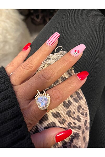 gozdeasutayaccessory Heart Stone Ring