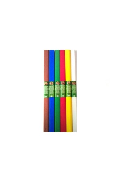 Koh-i Noor Set 2 x Hartie Creponata, 200 x 50 cm, 6 Culori