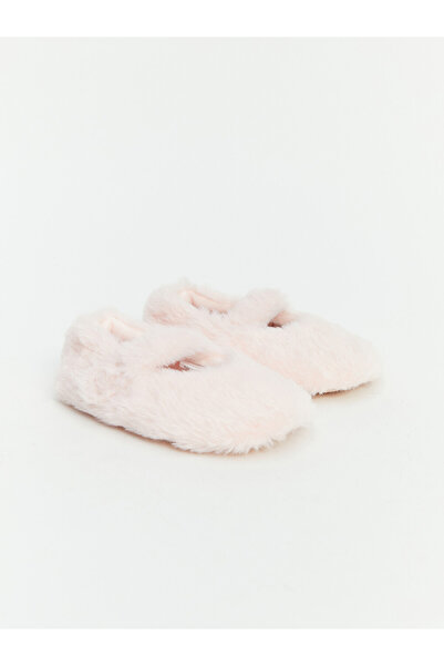 LC Waikiki Plush Baby Girls' Indoor Shoes Ankle Boots