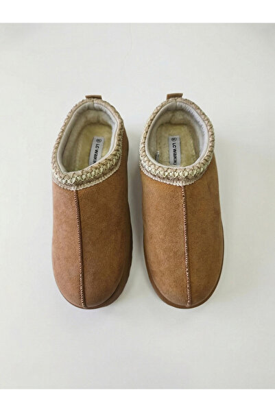 LC Waikiki Slippers in Faux Suede Look for Girls