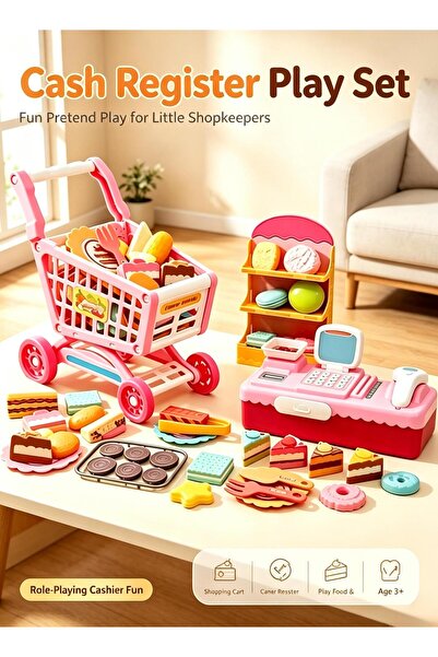 Generic Cash Register for Kids,Cash Register Play House Toys Simulation Super...