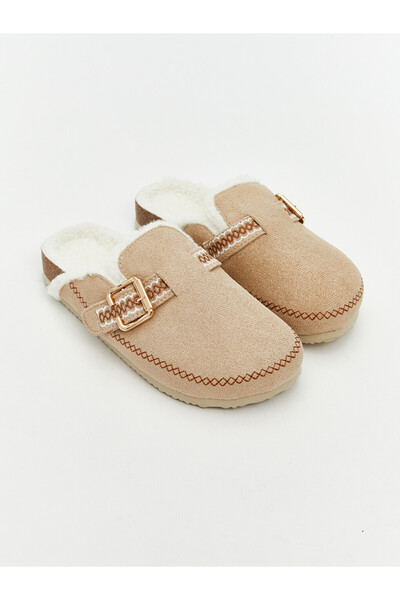 LC Waikiki Slippers for Women in Suede Look