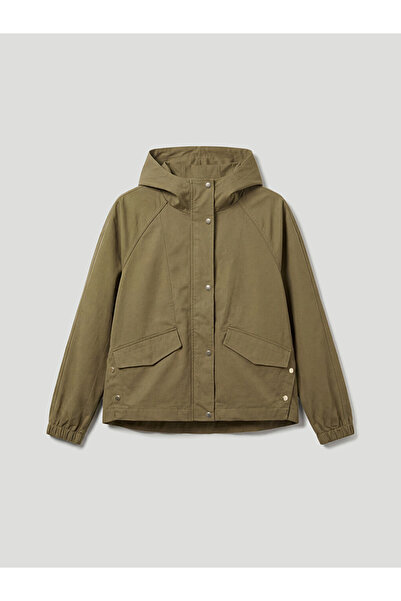 LC Waikiki Oversize Hooded Raincoat for Women