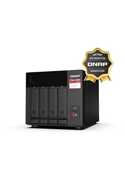 Qnap TS-473A05 8GB 8TB+8TB 4x3.5" Disk Yuvalı NAS Server