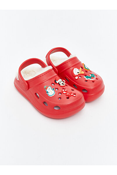LC Waikiki Mickey Mouse-Printed Baby Boys' Slippers