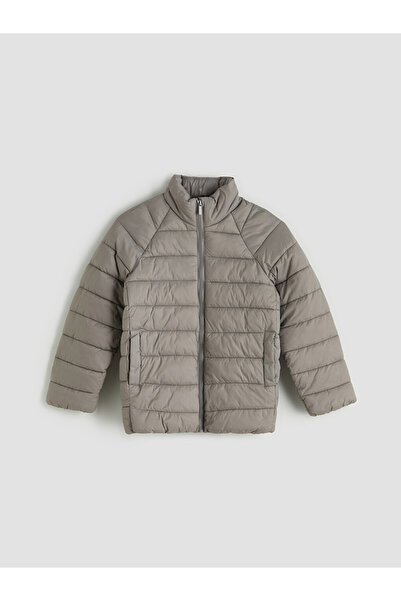 LC Waikiki Quilted Coat for Girls with Hood