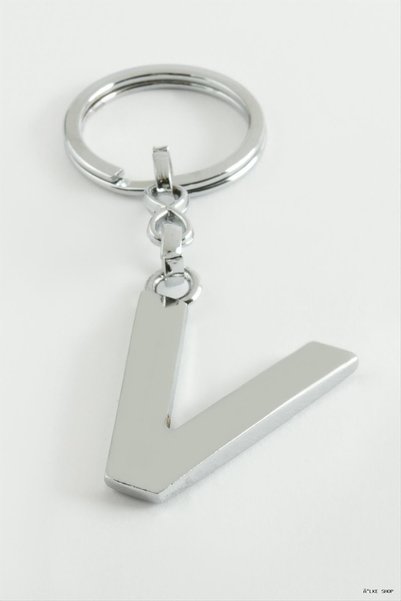 ZERO LAND Ilkestor Metal Letter (35108) Keychain V