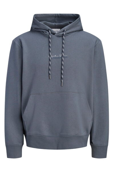 Jack & Jones Ανδρικό φούτερ με στάμπα στο στήθος και κουκούλα, σε άνετη γραμμ...