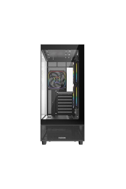 FAZEON F17 F17A750BBQ ARGB Fanlı Siyah 750 W ATX Oyuncu Kasası