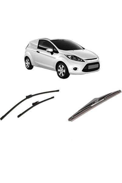 Bosch Set of 3 wipers FORD FIESTA VI Van 2008-2017, for windshield and rear w...