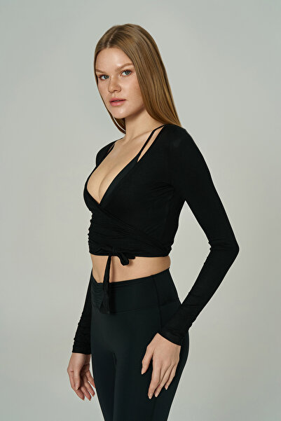 Nala Activewear 'Diana' Soft Touch Modal Anvelop Crop Bolero