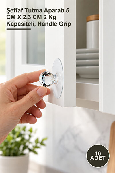 Yenilig 10 suporturi cu aspect de cristal - dispozitiv de prindere transparen...