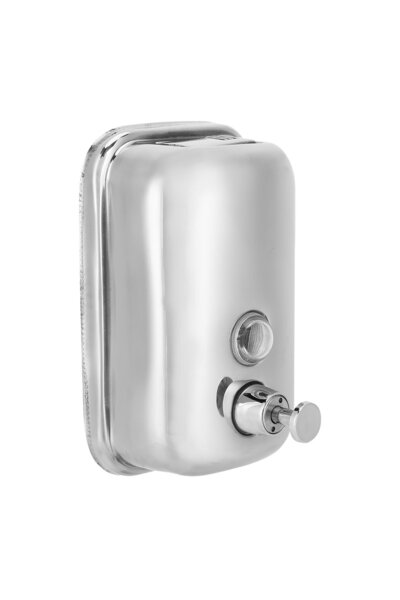 Noonedibs Dozator Săpun Lichid Montat pe Perete, Inox 500 ml, Buton de Apăsar...