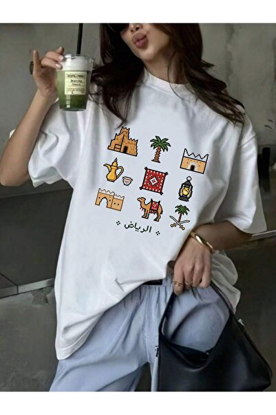 Ornella Studio Saudi National Day Men and Women's 100Cotton Short Sleeve T-Sh...