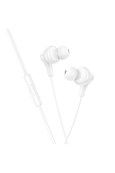 Hoco Ενσύρματα ακουστικά ψείρες M 114, USB-C, Μικρόφωνο - Λευκό