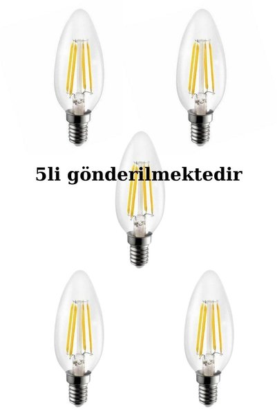 Ömür Avize e 14 duy uyumlu ampull ct-4063 (5li gönderilmektedir)