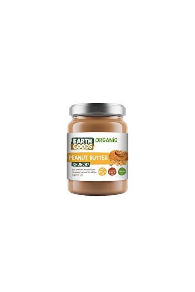 Earth Goods Organic Crunchy Peanut Butter - vegan, gluten free, palm oil free