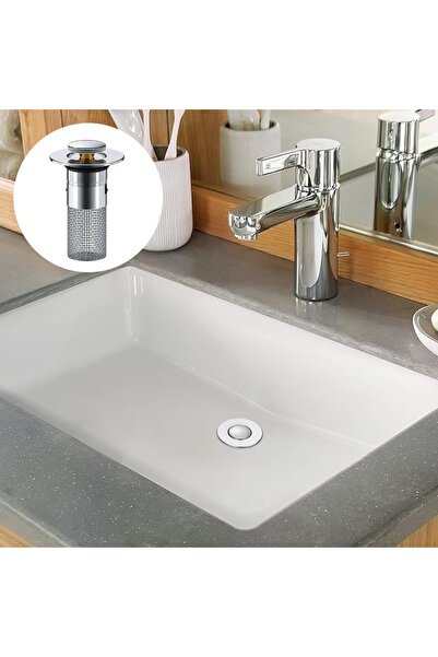 Noonedibs Set 2 dopuri universale de chiuvetă cu filtru detașabil, tip pop-up...