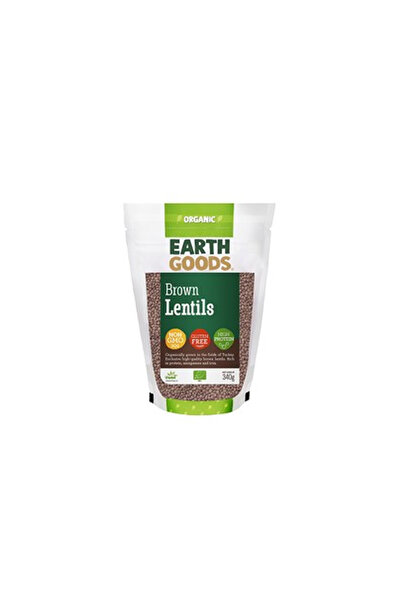 Earth Goods Organic High Protein Brown Lentils - GMO free, gluten free