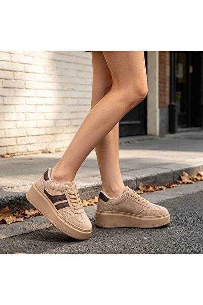 Tmall Adidași de damă, din piele ecologică cu aspect inversat, D1510, kaki