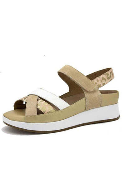 Piesanto Ανατομικό Σανδάλι Clairy 250424-734H½ Nude-Λευκό