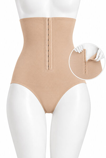 Altınay High Waist Agraflı Slip Corset 5521 – Women's Gathering Panty Corset,...