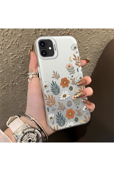 CHICASELUX حافظة صلبة متوافقة مع هاتف iPhone 12 Mini بتصميم ريترو على شكل قمر...