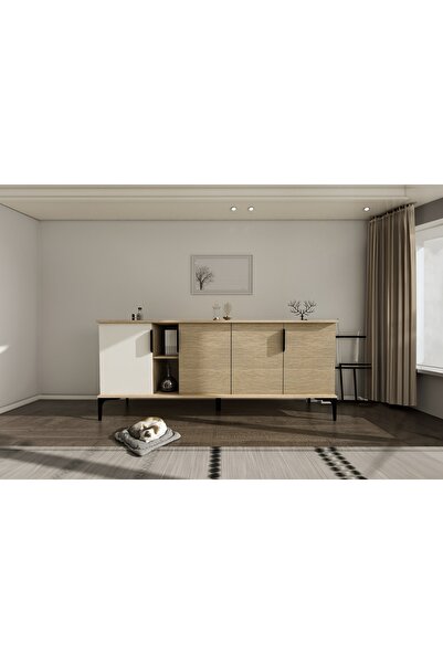 Vivense ALONEX TARZ KONSOL, BEYAZ, 180 CM