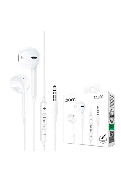 Hoco M 101 Κρυστάλλινα Ακουστικά Handsfree, Ενδοωτικά, Υποδοχή 3.5 χιλιοστών,...