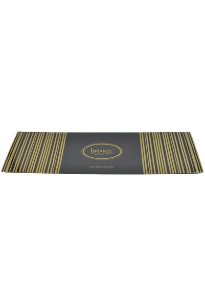 Brianze 8 cm Lemon Yellow Patterned Tie and Handkerchief Set