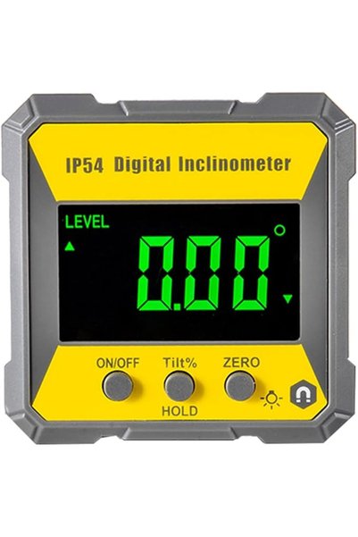 EACAM 4 x 90 Degrees Digital LCD Protractor Inclinometer Magnetic 0.2° Accura...