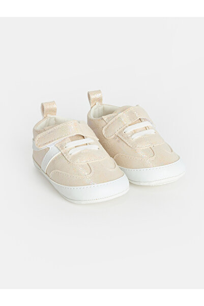 LC Waikiki Alita City Lcw Steps Ecru Baby Girl First Step Shoes with a Differ...