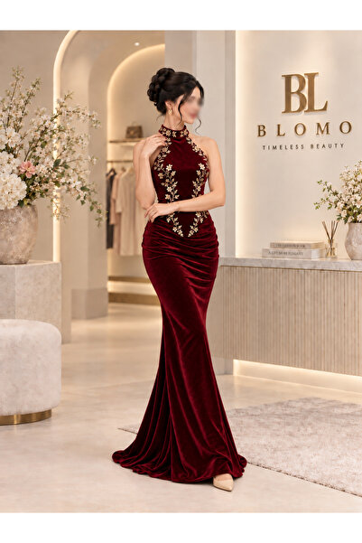 BLOMO Elegant Long Mermaid Evening Dress