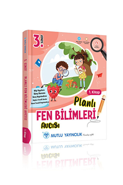 Mutlu Yayıncılık Planlı Fen Bilimleri Avcısı 3.Sınıf 1Ve 2. Dönem 2 kitap Yen...
