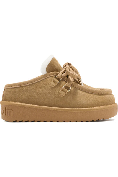 D.Franklin D. Franklin καμελ δερμάτινο clog 375005